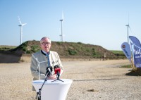 Spatenstich zur Erweiterung beim Windpark Wilfersdorf