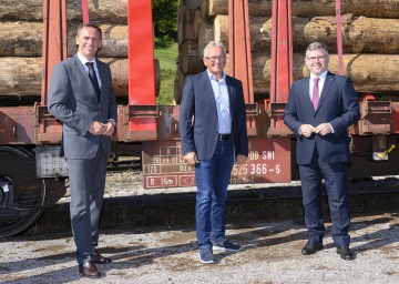 Landesrat Jochen Danninger, Bundesrat Karl Bader und Landesrat Ludwig Schleritzko (v.l.n.r.)