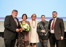 Peter und Monika Maschat, Landeshauptfrau Johanna Mikl-Leitner und Monika und Gottfried Feiertag (v.l.n.r.)