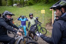 Im Rahmen der heutigen Eröffnung wurde der Alpen Bikepark Schneeberg auch live besichtigt.