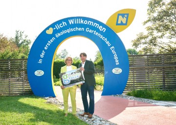 Landeshauptfrau Johanna Mikl-Leitner, Franz Gruber, Geschäftsführer der GARTEN TULLN.