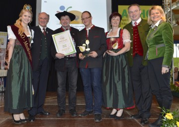 Als „Produzent des Jahres 2013“ wurde das „Seppelbauer Obstparadies“ der Familie Datzberger aus Amstetten ausgezeichnet.