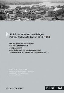 Stefan Eminger (Hrsg.): St. Pölten zwischen den Kriegen. Politik, Wirtschaft, Kultur 1918-1938