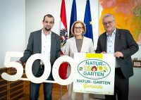 Umweltbewegung „Natur im Garten“ feiert 500. Gemeinde