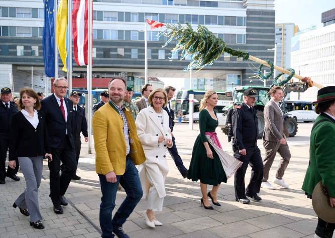 Landhaus-Maibaum kommt heuer aus der Marktgemeinde Asperhofen