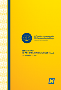 Tätigkeitsbericht der NÖ Antidiskriminierungsstelle 2021-2022 Broschüre