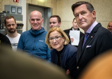 Im Gespräch mit den Fachkräften des ÖBB-Bildungscampus.