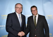 Allianz zwischen Niederösterreich und Baden-Württemberg: LH-Stellvertreter Stephan Pernkopf und Minister Peter Hauk (v.l.n.r.)