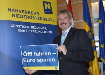 Landesrat Mag. Karl Wilfing stellte Verbesserungen im öffentlichen Verkehr vor.