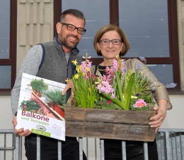 Bio Gärtner Karl Ploberger und Landeshauptmann-Stellvertreterin Mag. Johanna Mikl-Leitner