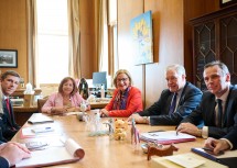 Arbeitsgespräch der niederösterreichischen Delegation mit der Vizegouverneurin des Staates Colorado, Dianne Primavera.