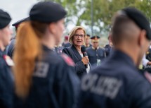 Landeshauptfrau Johanna Mikl-Leitner bei ihrer Ansprache.