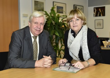 Landesschulratspräsident Johann Heuras und Bildungs-Landesrätin Barbara Schwarz zur Deutschklassen-Offensive in Niederösterreich 