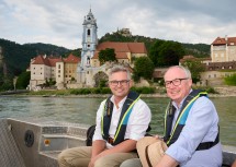 Finanzminister Magnus Brunner und LH-Stellvertreter Stephan Pernkopf