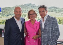 Veranstalter Martin Ramusch, Landeshauptfrau Johanna Mikl-Leitner und Moderator Alfons Haider.