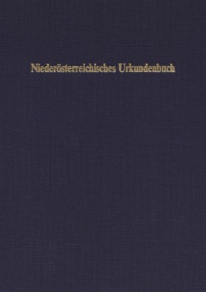 Cover des NÖ Urkundenbuches