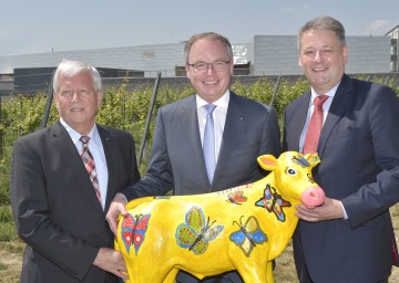 Informierten über die Inhalte der Landesagrarreferentenkonferenz in Krems: Bauernbund-Präsident Jakob Auer, Vorsitzender Landesrat Dr. Stephan Pernkopf und Bundesminister DI Andrä Rupprechter. (v.l.n.r.)