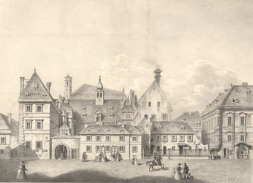 Altes Landhaus, 1838; Franz Wolf (1795-1859) nach Alois Pichl (1782-1856)