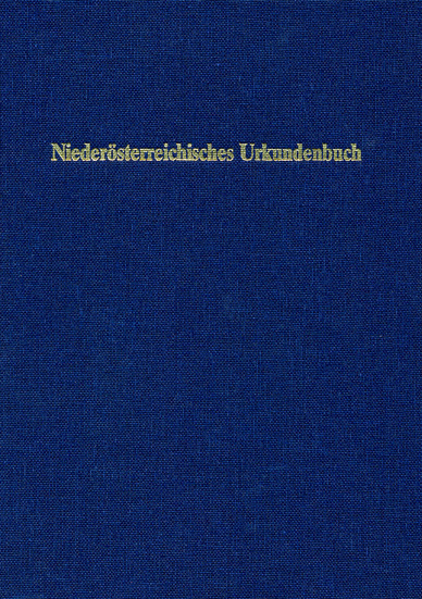 Cover Urkundenbuch