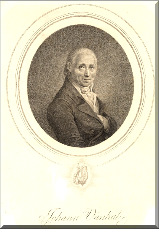 Portrait von Johann Baptist Vanhal