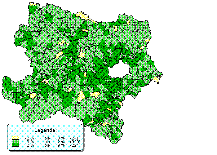N-Karte Hchste Gewinne/Verluste GRNE