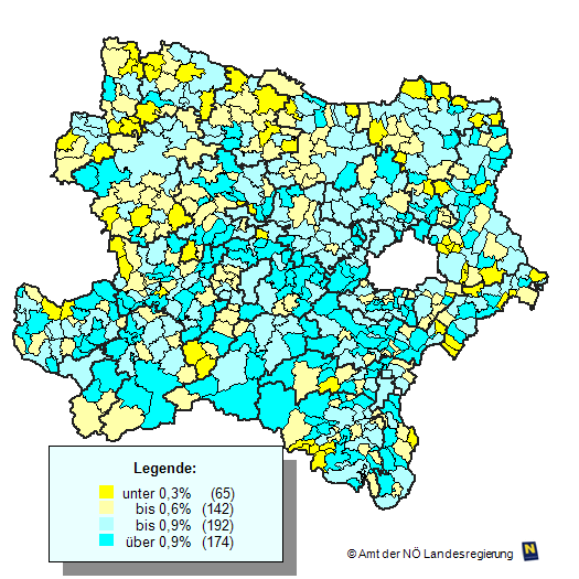 N-Karte Hchste/Geringste Stimmenanteile RETT