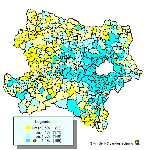 N-Karte Hchste/Geringste Stimmenanteile LIF